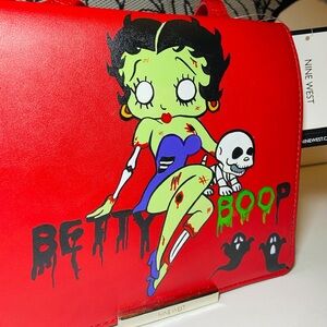 Nine West Red Betty Boop Zombie Graphic Crossbody